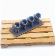 1/24 Rims Adapters for Aoshima to Tamiya