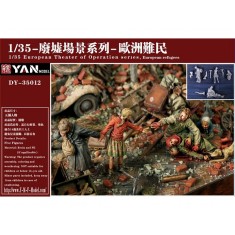 1/35 European Theatre of Operation Refugees (5 resin figures)