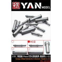 1/35 WWII German 150mm Six-Barrel Rocket Launcher Shells #Smoke (12pcs)