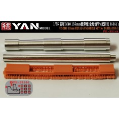 1/35 US M40 155mm Self-Propelled Howitzer Metal Barrel for Tamiya 35351