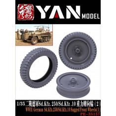 1/35 WWII German Sd.Kfz.250 / Sd.Kfz.10 Steering Wheel Set #2