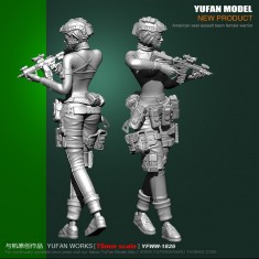 75mm US SEAL Assault Team Female Warrior