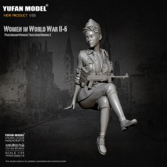 1/35 WWII Female Tank Crew for Panzerkampfwagen Tiger Ausfuhrung E Vol.6