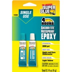 4-hour Single Use Anchorite Waterproof Epoxy - Light Yellow (0.14 oz / 4 g)
