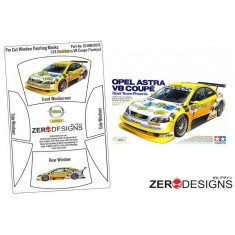1/24 Opel Astra V8 Coupe Pre Cut Window Painting Masks for Tamiya kits