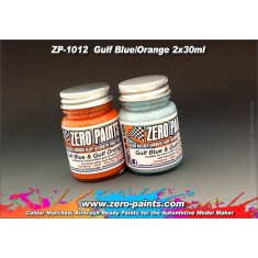 Gulf Blue and Orange Paints 2x30ml