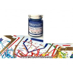 Williams FW16 Blue Paint (matched to MFH Decals) 30ml