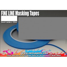 Fine Line Masking Tape (Width: 3mm, Length: 33m)