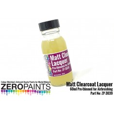 Matt Clearcoat Lacquer 60ml (Pre-Thinned for Airbrushing)