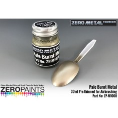 Pale Burnt Metal Paint - 30ml - Zero Metal Finishes