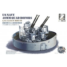 1/35 US Navy 40mm Quadruple Bofors AA Gun Mount