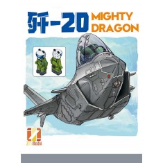 Egg Plane DJ J-20 Mighty Dragon with PLAAF Pilot