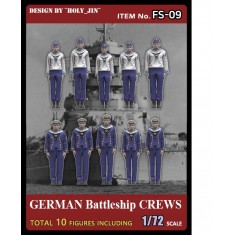 1/72 German Battleship Crews (10 Figures)