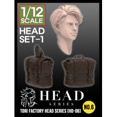 1/12 Head Series #1 Head & Bags for Tamiya Street Rider kits