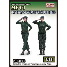 1/35 Taiwan Woman Soldier Set (2 figures)