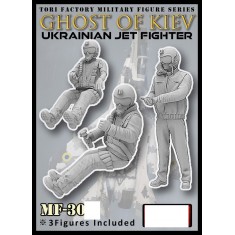 1/32 Ghost of KIEV - Ukrainian Jet Fighter (3 figures)