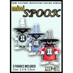 Mini SPOOK Set (3 Figures, heights: 3.4 cm and 3.6 cm)
