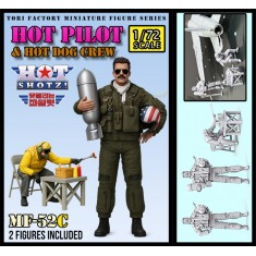 1/72 Hot Pilot and Hotdog Crews (2 figures)