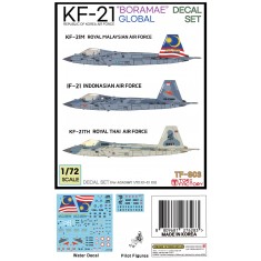 1/72 KF-21 Boramae Global Decal for Academy kit