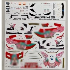1/24 Mercedes AMG GT Evo Suzuka 10H 2018 Decal for Tamiya Kit