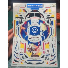 1/24 Mercedes AMG GT3 Black Falcon Promare Spa 2019 Decal for Tamiya Kit