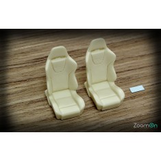 1/24 Recaro Euro R Seat for DC2/EG6/EG8/EK9/Jazz/etc