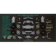 1/24 Honda S2000 AP2 CR Parts Set for Tamiya Kit