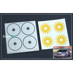 1/24 Audi A4 BTCC Rim Cover for Nunu kit