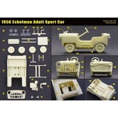 1/24 1956 Eshelman Adult Sport Car Full Resin kit