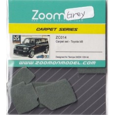 1/24 Toyota bB #Grey Carpet set for Tamiya kit