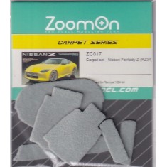 1/24 Nissan Fairlady Z (RZ34) #Light Grey Carpet set for Tamiya kit