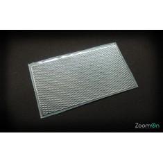 1/24 Grid Pattern Metal Sticker (15mm x 16mm)