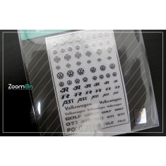 1/24 - 1/43 Volkswagen Logo Metal Sticker
