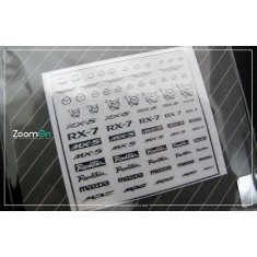 1/24 - 1/43 Mazda Metal Sticker