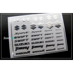 1/24 - 1/43 Suzuki Logo Metal Sticker