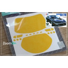 1/24 Mazda RX-7 FD Window and Light Painting Masks for Tamiya kit