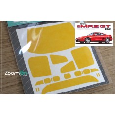 1/24 Toyota MR2 SW Window and Light Painting Masks for Tamiya kit