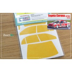 1/24 Toyota Corona (ST191) Window and Light Painting Masks for Aoshima/Beemax kit