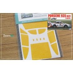 1/24 Porsche 935 K Window and Light Painting Masks for Aoshima/Beemax kit