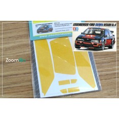 1/24 Ford Sierra RS500 Gr.A Window and Light Painting Masks for Tamiya kit