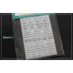 1/24 - 1/43 Daihatsu Logo Metal Sticker