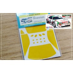 1/24 Castrol Toyota Toms's Supra GT Window and Light Painting Masks for Tamiya kit