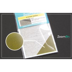 1/18 - 1/25 Yellow Kevlar Carbon Fiber Decal (110 x 70mm)