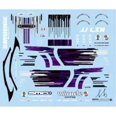 1/24 Porsche GT3 Cup 2024 Smudge Racing Club JJ Lin Decal for Fujimi Kit