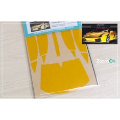 1/24 Lamborghini Galla Window and Light Painting Masks for Fujimi Kit