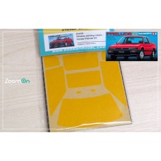 1/24 Honda Prelude XX Window Painting Masks for Tamiya Kit