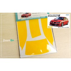 1/24 Mitsubishi Lancer Evolution VIII Window Painting Masks For Fujimi Kit