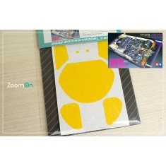 1/24 Jaguar XJR-9LM Window Painting Masks For Tamiya Kit