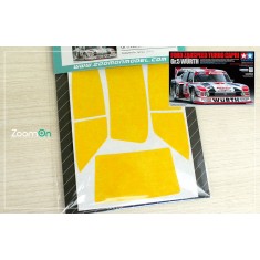 1/24 Ford Zakspeed Turbo C Window Painting Masks For Tamiya Kit