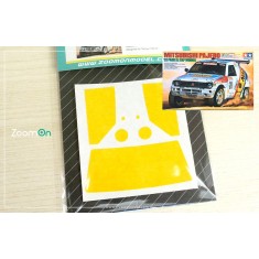 1/24 Mitsubishi Pajero 1992 Paris Le Cup Winner Window Masks For Tamiya Kit